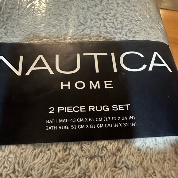 Bath Nautica 2 Piece Bathroom Rugs Still Wrapped Sizes On Pictures